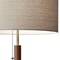 Homeroots Walnut Wood & Metal Table Lamp15 x 7 x 26.25 in. 372570 - alternate 9
